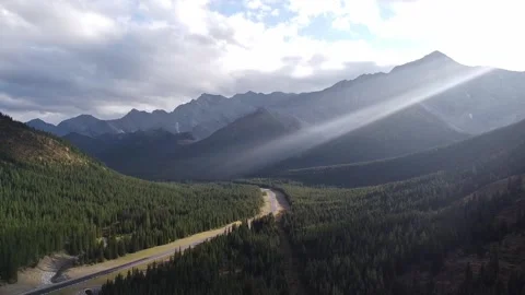 High Mountain Highway 2 Stock Footage 142840690