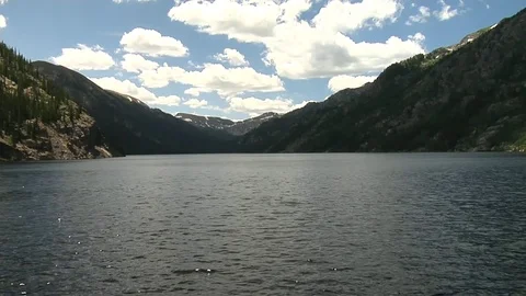 High mountain lake 動画素材 70517882