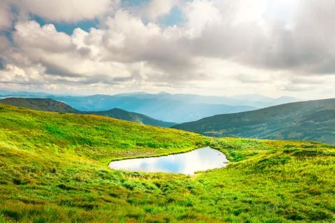 High mountain lake Stock-Fotos
