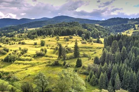 High mountain landscape Stock Photos