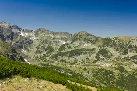 High mountain landscape Stock Photos