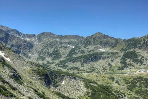 High mountain landscape Stock Photos