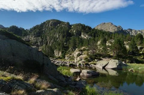 High mountain landscape. Stock Photos