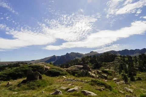 High mountain landscape. Stock Photos