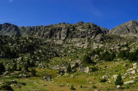 High mountain landscape. Stock Photos
