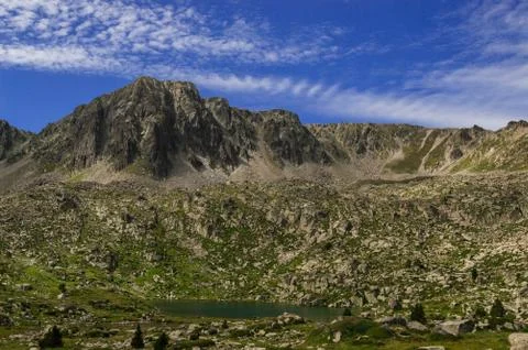 High mountain landscape. Stock Photos