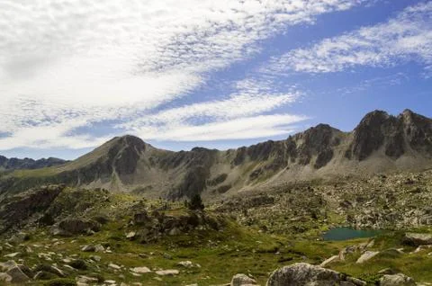 High mountain landscape. Stock Photos