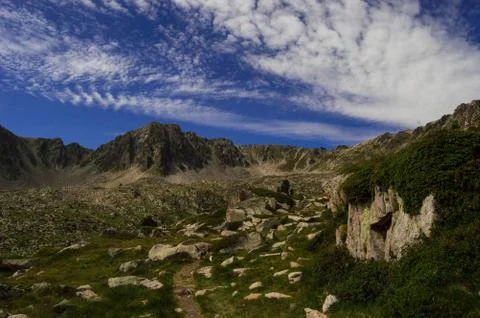 High mountain landscape. Stock Photos