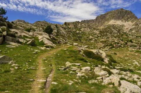 High mountain landscape. Stock Photos