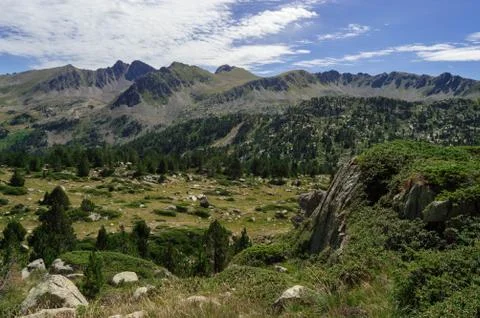 High mountain landscape. Stock Photos