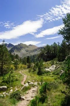 High mountain landscape. Stock Photos