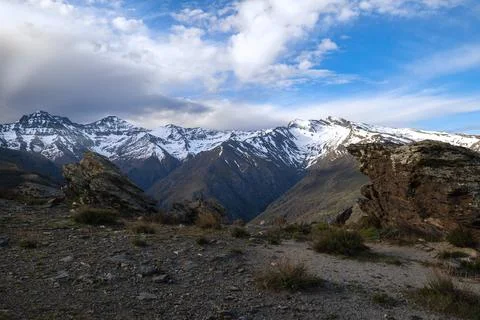 High mountain landscape Stock Photos