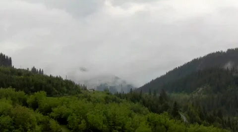 High Mountain Mist Stock Footage 347322