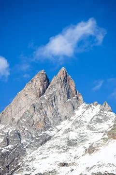 High mountain peak Stock-Fotos