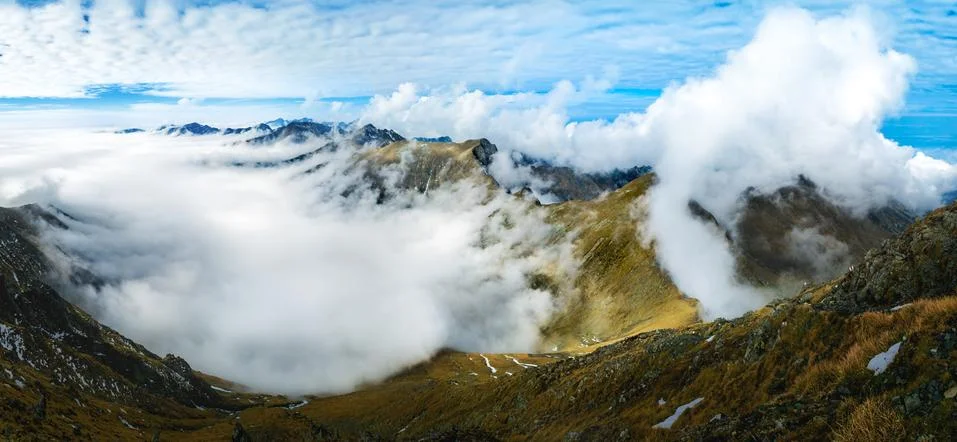 High Mountain Range Stock Photos