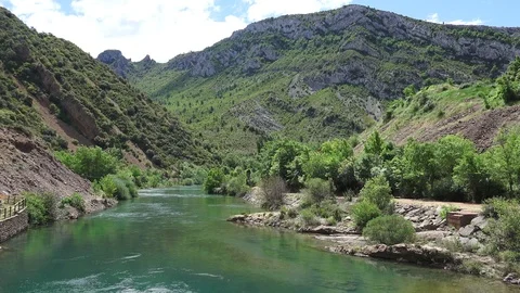 High mountain river Stock Footage 116418195