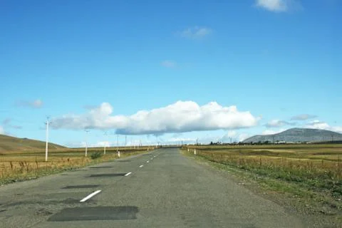 High mountain road Stock Photos