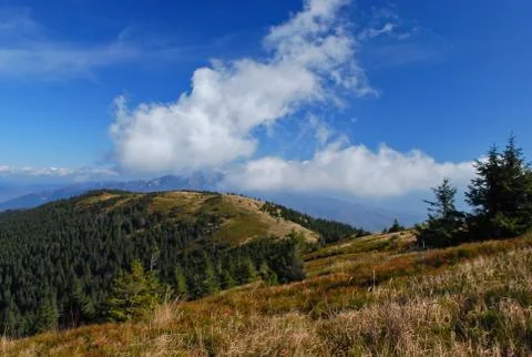 High mountain scenery Stock Photos