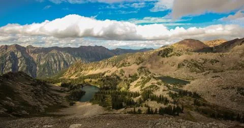 High Mountain Scenery Foto stock