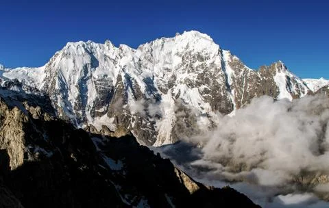 High mountain slope Stock Photos