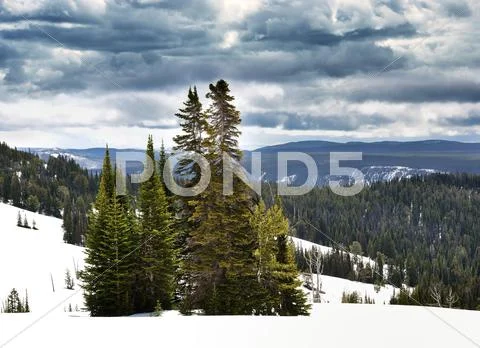 High mountains landscape Stock Photos