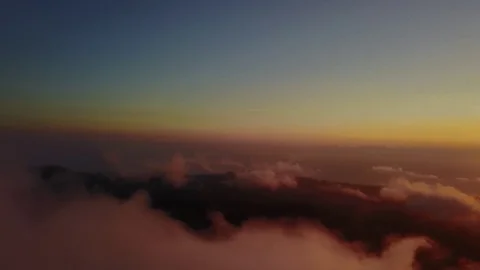 High Mountains Sun and Clouds - Wide View - Bali 3 Stock Footage 114032234