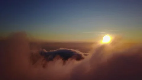 High Mountains Sun and Clouds - Wide View - Bali 4 Stock Footage 114032249