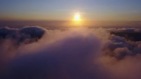 High Mountains Sun and Clouds - Wide View - Bali 5 Stock Footage 114032334