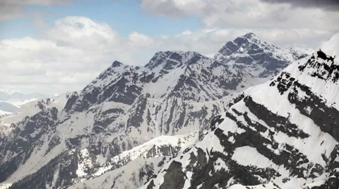 High Mountains Time Lapse Stock Footage 62322583