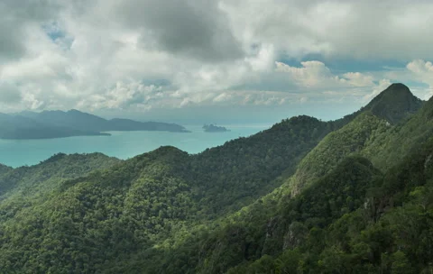 High mountains view time lapse Stock Footage 62635199