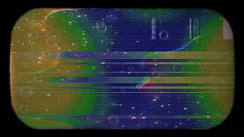 High Noise Distorted Pixel Glitch Loop Stock Footage 322609138