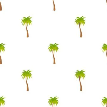 High palm tree pattern seamless vector Stock Illustration