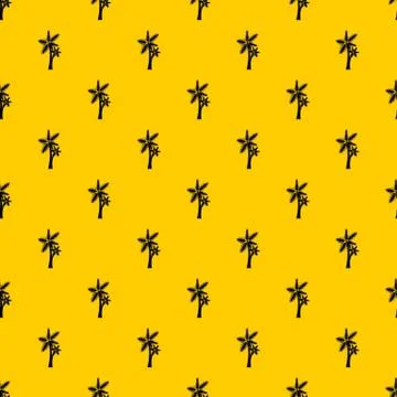 High palm tree pattern vector Illustrazione stock