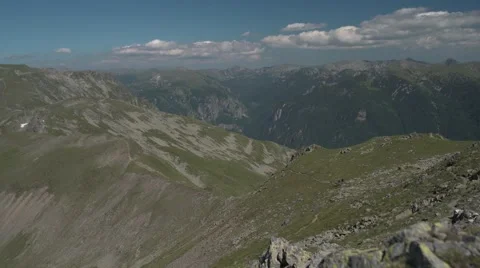 High Peak Mountain View 4K Stock Footage 65290598