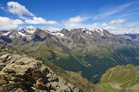 High Pejo valley Stock Photos