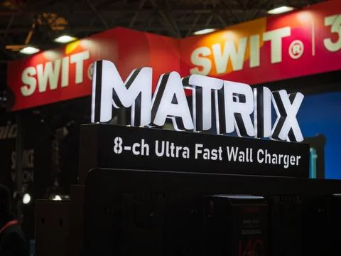High-Performance 8-Channel Ultra Fast Wall Charger by Matrix Stock Photos