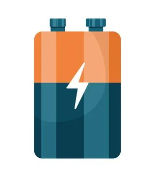 High performance battery capacity Stock Illustration