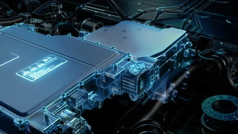 High Performance Battery Control System Assembly Stock Footage 327912397
