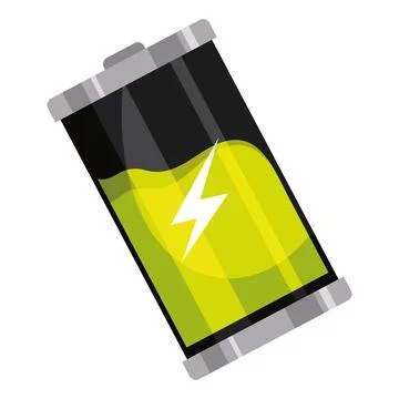 High performance battery rechargeable Stock Illustration