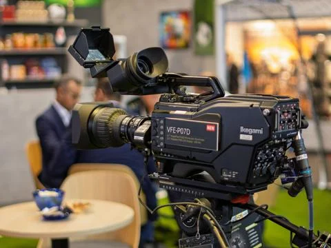 High-Performance Broadcast Camera VFE-P07D in Action Stock Photos