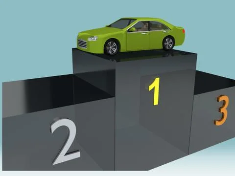 High Performance Car concept 스톡 일러스트