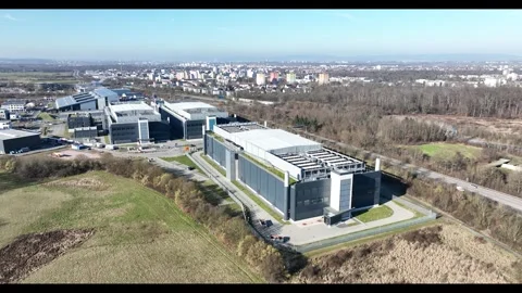 High performance computing center, information technology infrastrucutre. Data Stock Footage 317084646