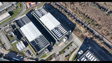 High performance computing center, information technology infrastrucutre. Data Stock Footage 317084659