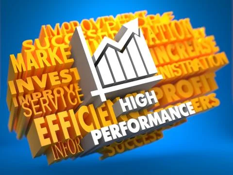 High Performance Concept. Stock Illustration