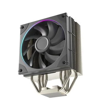 High performance CPU air cooler 스톡 일러스트