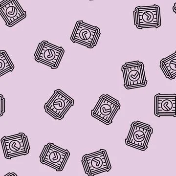 High performance filters line seamless pattern Stock Illustration