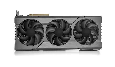 A high-performance graphics card Stock Photos