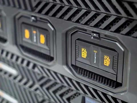 High-Performance M.2 NVMe SSDs for Gaming Systems Stock Photos