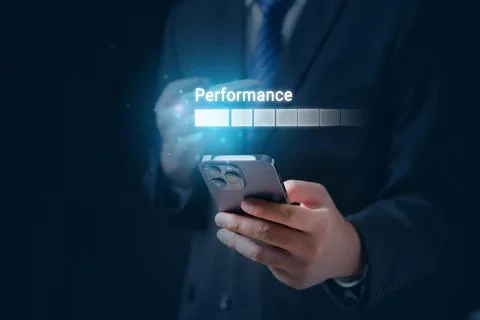 High performance meter. Technology, Productivity and Efficiency. Stock Photos