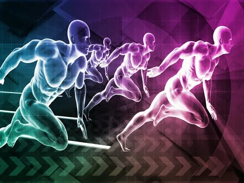 High Performance Organization and Motivated Workforce Talent Art Stock Footage 76924313
